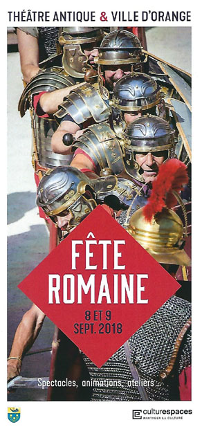 Ceci est le flyer (couverture) des Journées Romaines d